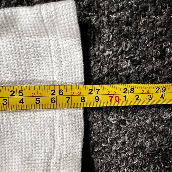 Volcom Basic Fit Thermal Shirt Men’s Large White Blue Graphic Long Sleeve Y2K - Picture 6 of 6